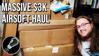 MASSIVE $3k AIRSOFT HAUL  SaltyOldGamer Airsoft Unboxing