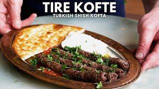 Tire Shish Kofte Izmirs Unique Meatball Shish Kebabs