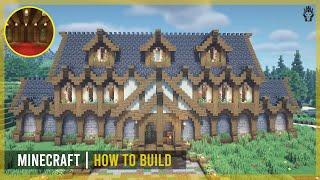 Minecraft How to Build a Huge Storage House Tutorial