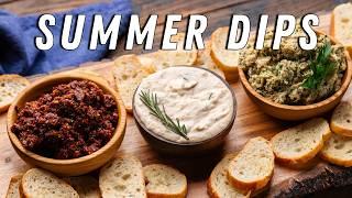 The 3 Essential Summer Dips - No Baking Required