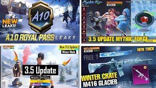  Bgmi New A10 Royal Pass  Bgmi Next Mythic Forge  M4 Glacier & Scar -L Coming  3.5 Update Bgmi