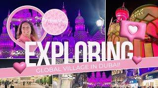 Exploring Global Village Dubai  Travel Vlog 2024 ️