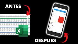 Como llevar la Contabilidad del Negocio de EXCEL a un APP MOVIL  Glide