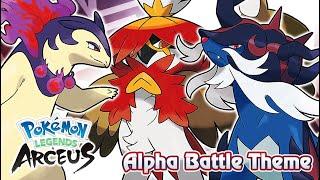 Pokémon Legends Arceus - Wild and Alpha Pokémon Battle Music HQ