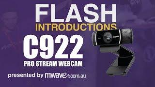 Flash Intros Logitech C922 HD Pro Stream Webcam 960-001090