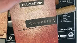 TRAMONTINA knives from Brazil Campeira and Verttice