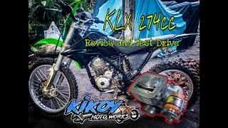 KLX bore up 274cc review and test drive