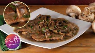 Mushroom Scaloppine the Italian Way AKA Veal Scallopini