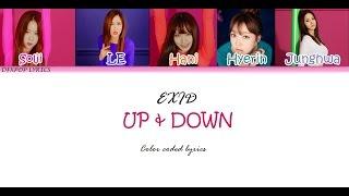 EXID - Up and Down HANROMENG Color coded Lyrics