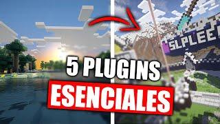 TOP 5 PLUGINS que NECESITA tu SERVIDOR de MINECRAFT  Plugins para tu server de minecraft