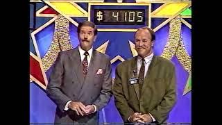 Celebrity Wheel of Fortune last segment with Wally Lewis April 1991