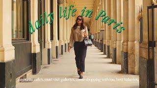 spring in Paris  come shopping with me favourite cafes must see galleries & bakeries