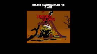 999.999 swordwrath vs giant ironi - stick war legacy #shorts