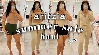 $400 aritzia summer sale try-on haul 2021  mid-size