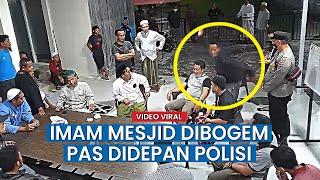 Viral Detik - detik Imam Masjid Dibogem OTK Di Depan Polisi