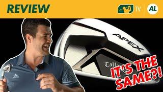 Exactly the SAME?  Callaway APEX Irons 2021