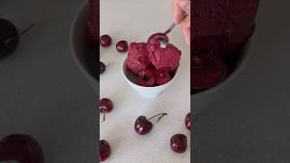 Helado de cerezas facilísimo #quedeliciarecetas #recetasfaciles #heladosinazucar