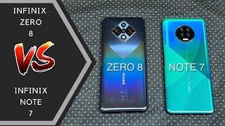 Infinix Zero 8 vs Infinix Note 7 Which Should You Buy? - Speed Test and Camera Comparison