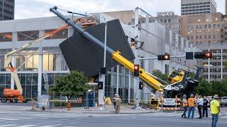 Dangerous Operation Excavator Cranes & Truck Fails Compilation  Biggest Cranes Collapse 2024