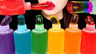 ASMR RAINBOW HONEY JELLY RECIPE 무지개 꿀젤리 먹방 EATING SOUNDS MUKBANG 레시피 먹방 핫 아이템