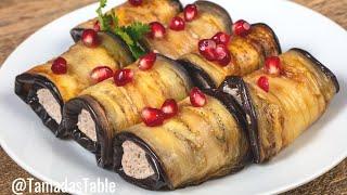 Eggplant Rolls with Walnuts - Badrijani Nigvzit