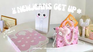 newjeans get up ˚ my first kpop album customize bunny beach bag ˚୨୧⋆｡˚