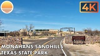 Monahans Sandhills Texas State Park Drive with me through a Texas state park