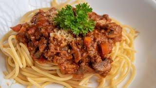 Cara yang Mudah Nak Sediakan Spaghetti Bolognese Sedap