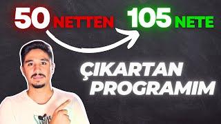 Bu Videoyu İzleyen Herkese Program Yapıyoruz  50 Netten 105 Nete Çıkaran Program #yks2025 #yks