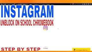  How To Unblock Instagram On School Chromebook 