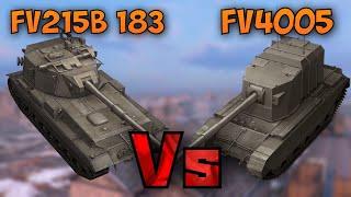 НА ЗАБИВ#26  Какая БАБАХА лучше  FV215b 183 или FV4005  WoT Blitz  Zlobina Liza