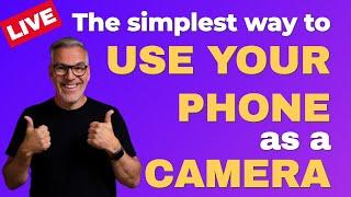 The simplest way to use your phone as a camera in Ecamm