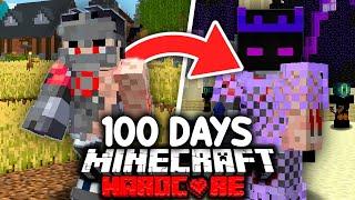 I survived 100 Days on Hypixel Skyblock Minecraft