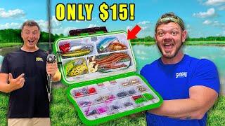 We Built The ULTIMATE $15 Budget Fishing Tackle Box From WalMart