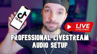 HOW To Get Professional Audio On TIKTOK Livestream  Guitar + Microphone + Backing Tracks
