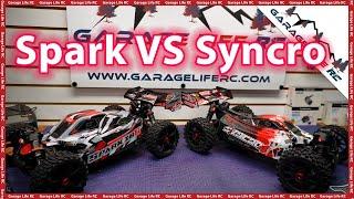 Team Corally Spark VS Syncro 4 Comparison