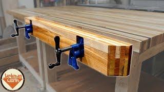 Pallet Wood Pipe Clamp Workbench Vise