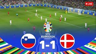 SLOVENIA vs DENMARK  GROUP C UEFA EURO 2024 FULL MATCH  STUTTGART