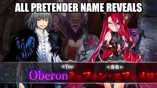 ALL FGOS PRETENDER NAME REVEALS  so far