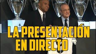 PRESENTACIÓN DE MBAPPE EN VIVO