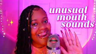 ASMR  UNUSUAL MOUTH SOUNDS TO MELT YOUR BRAIN 🫠*NEW MOUTH SOUNDS*