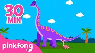 Brachiosaurus dan dinosaurus lain-lain  Lagu & Kartun Dinosaurus  Lagu Anak  Pinkfong Baby Shark