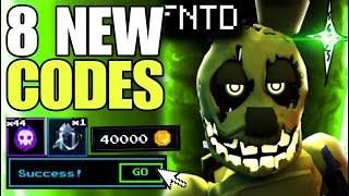 *NEW UPDATE* ROBLOX FIVE NIGHTS TD CODES 2024 JULY  FIVE NIGHTS TD CODES  FIVE NIGHTS TD CODE