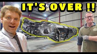 Its Over Finishing the inner wing on Colin Furze BMW E30 with just sheet metal.