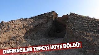 Definecilerin İkiye Böldüğü Tepeden Anıt Mezar Çıktı