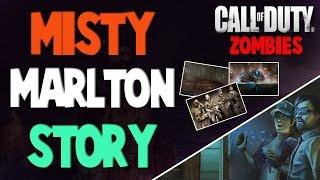 Misty and Marlton  FULL STORY and History - Call of Duty Zombies Storyline WAW BO1 BO2