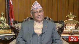 Tarkash with KP Sharma Oli Prime Minister of Nepal