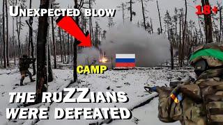 Ukrainians break into the camp of Russian soldiers 18+ Russians lost