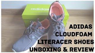 ADIDAS NEO Cloudfoam Lite Racer W BB9841 Unboxing Try and Review