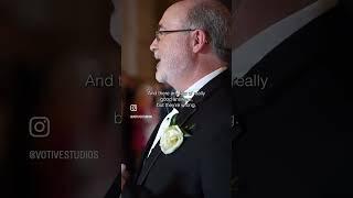 Sweetest Father of the Bride Speech  #fatherofthebride #weddingtoast